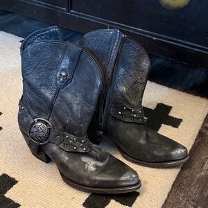 New Rock Leather Women’s Western Boots